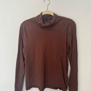 J. Crew Chocolate Brown Turtleneck